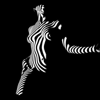 posing in darkness 