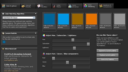 Color Explorer • Color Matching