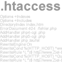 htaccess - konfiguration des webhosting accounts htaccess - konfiguration des webhosting accounts