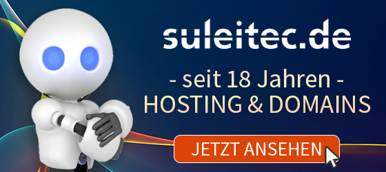 Suleitec Webhosting: Beim langjährigen Webhoster deine Domain sichern